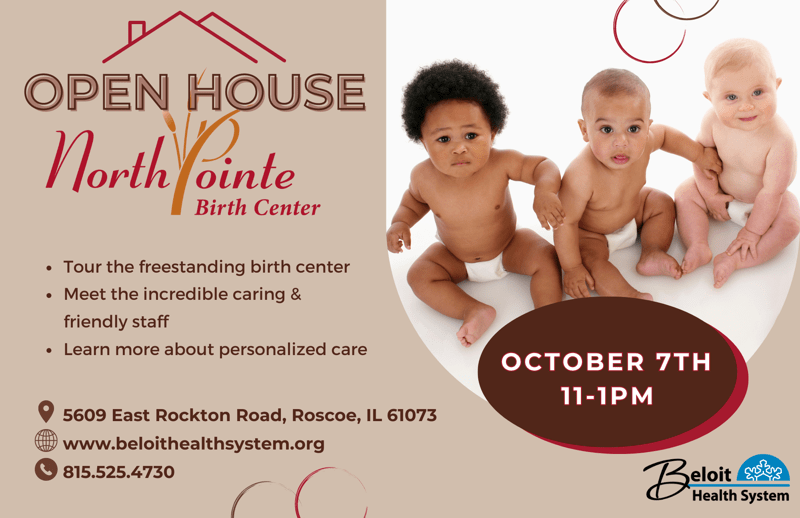 NorthPointe Birth Center Open House Flyer